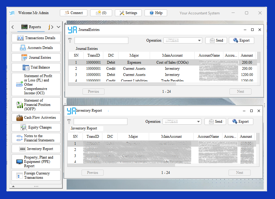 Financial Analysis & Reporting