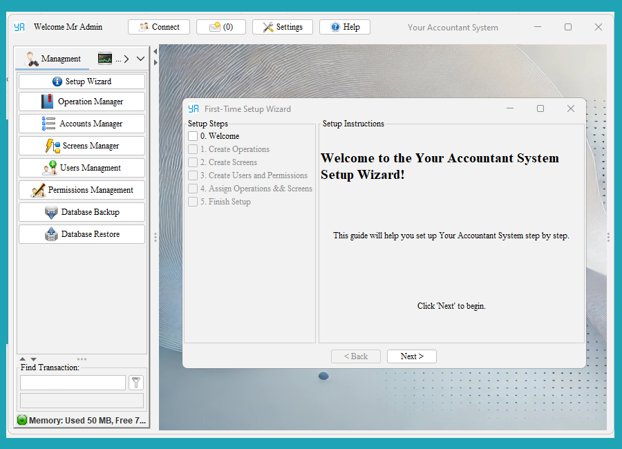 Getting started with our software is effortless